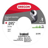 Oregon 22-595 Magnum Gatorline Round Trimmer Line, .095-Inch by 1443-Foot