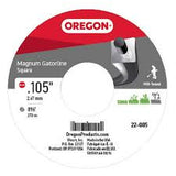 Oregon# 22-005 Magnum Gatorline Square Trimmer Line, .105 inch by 938 Foot